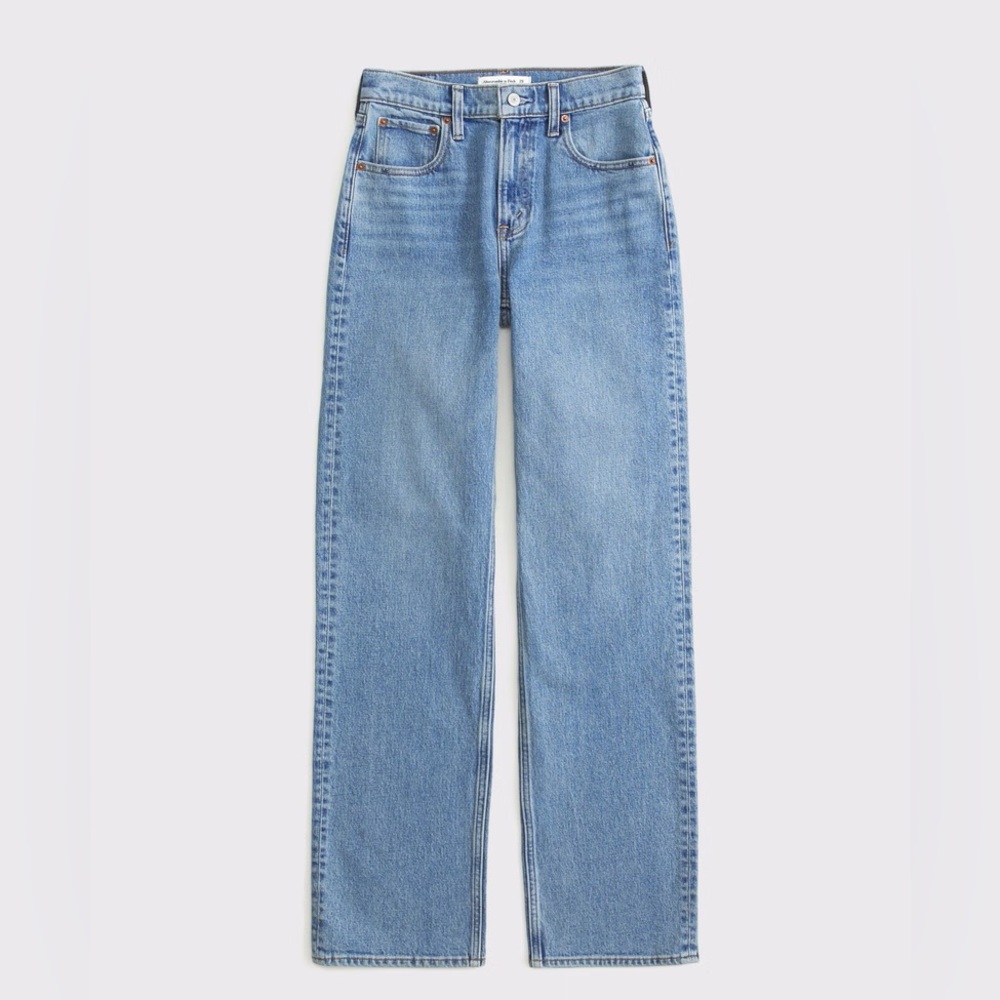 Abercrombie & Fitch 90s Relaxed High Waist Straight Leg Jeans